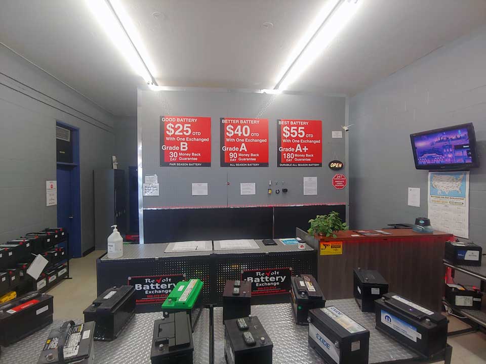 Used car batteries in Albuquerque store